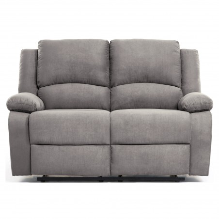 9121 Manuell 2-sits Microfiber avslappning soffa