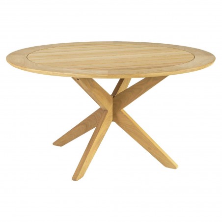 Tivoli okrogla miza s križno sredinsko nogo
