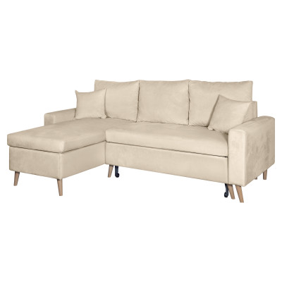 Artikel Reversible Velvet Corner Sofa