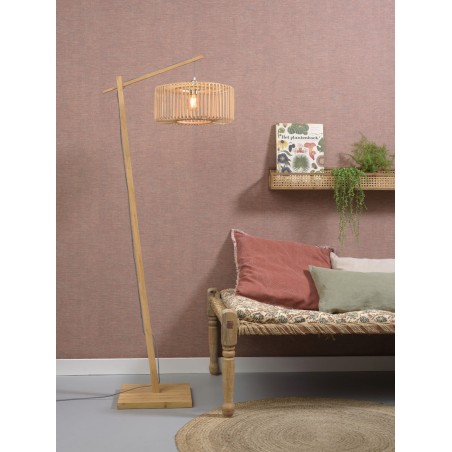 Bromo bambusová stojaca lampa