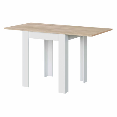 Rozšíriteľný pomocný stôl v dubovej bielej