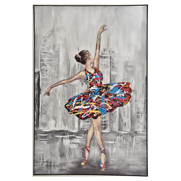 Baletná tanečnica maľba