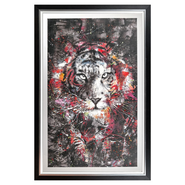 Tiger akrylové plátno