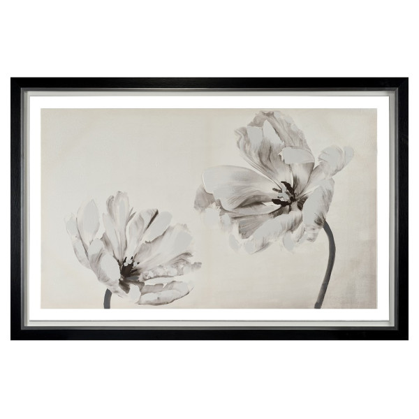 Kvetinové akrylové plátno